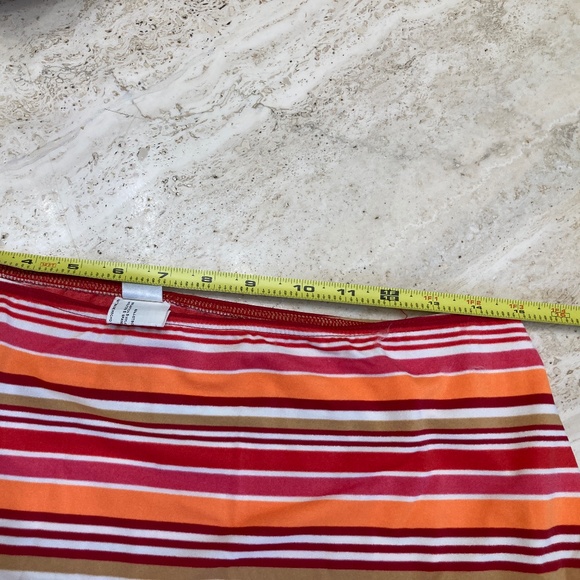 Vintage BALTEX Women's Bathing Suit Cover up Skirt Stripped Swimwear Summer - Picture 5 of 7